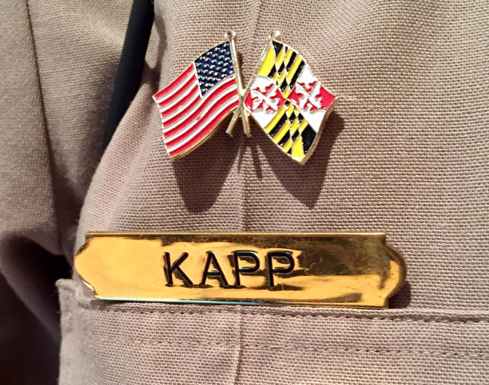 Maryland NRP name plate 4/5/17